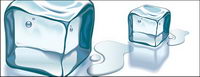 Vector texture ice