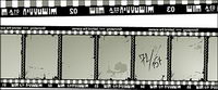 Vector nostalgic photo film material