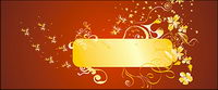 Gold gorgeous patterns Vector-2