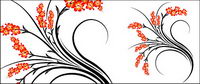 Fashion Flower vector material