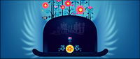 Magic Hat vector material