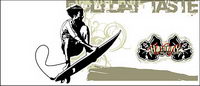 Movement and the street culture vector material-15
