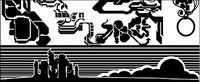 Vector material lines