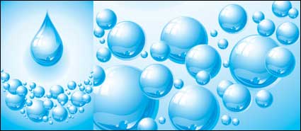 Droplet material bubble texture vector