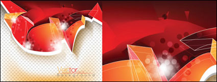 The trend of dynamic flow line gorgeous 02 - Vector