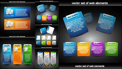 Web design decorative elements vector material -2
