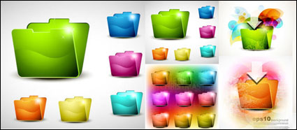 Colorful web design  elements Vector