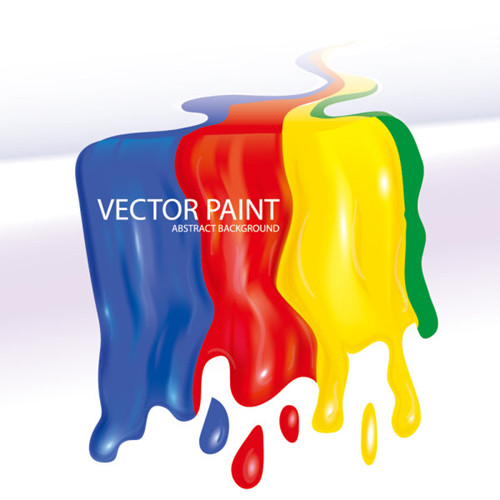 Flowing pigment 01 - Vector