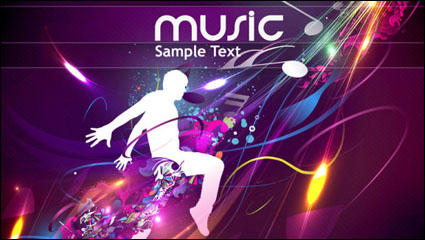 Brilliant dynamic background 01 - vector material