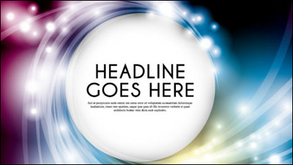 Das helle Halos background 02 - Vektor Material