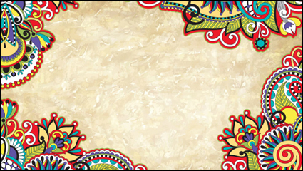 Retro pattern border 01 - vector