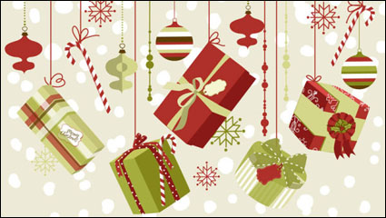 Beautiful Christmas pattern 02 - vector