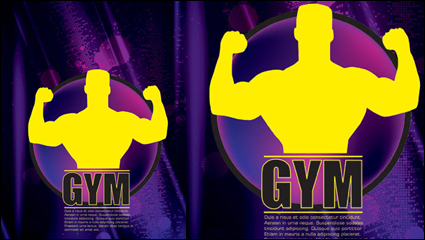 Hercules silhouette vector material -4