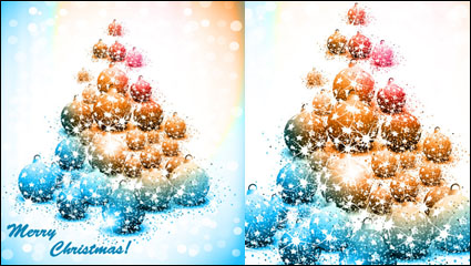 Colorful Christmas Tree 01 - Vector