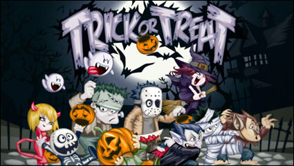 Halloween cartoon image - vector material