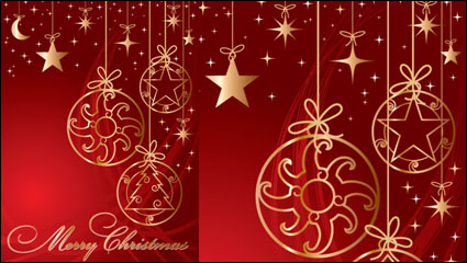 Beautiful snowflake background 02 - vector material