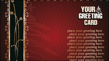 Christmas background - vector material