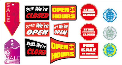 sale, discounts, tag, sticker vector