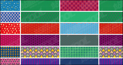 Classical vector graphics tiled background material-1