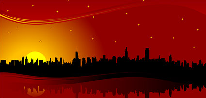 the city high-rise buildings