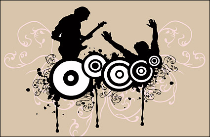Music fanatics Vector
